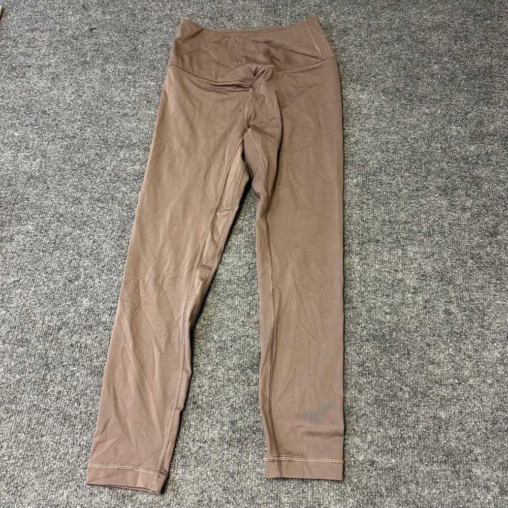 Victoria's Secret Leggings Womens Size 6 Brown Crossover Waist Recycled Athletic